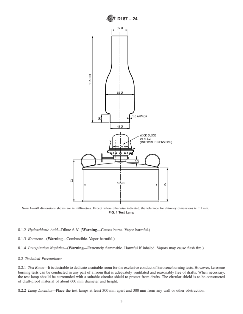 REDLINE ASTM D187-24 - Standard Test Method for  Burning Quality of Kerosene
