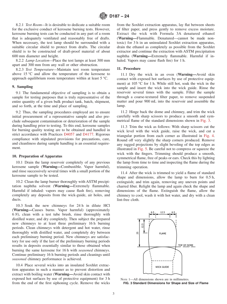 ASTM D187-24 - Standard Test Method for  Burning Quality of Kerosene