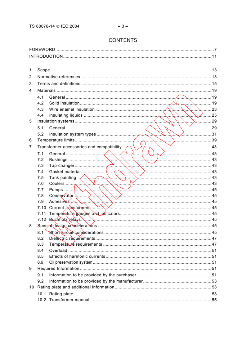 IEC TS 60076-14:2004 IEC TS 60076-14:2004 - Power transformers - Part 14: Design and application of liquid-immersed power transformers using high-temperature insulation materials
Released:11/2/2004 - Page 4 preview