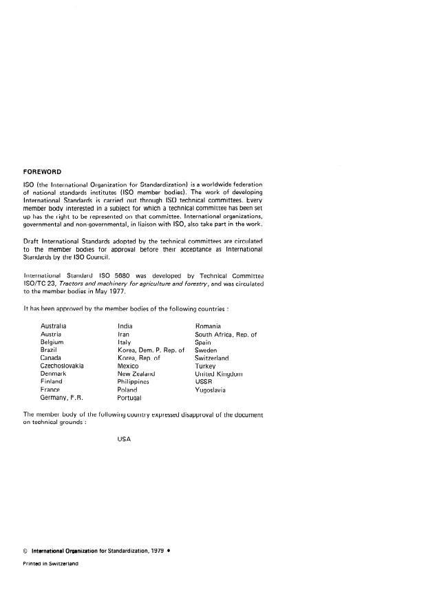 SIST ISO 5680:1995 ISO 5680:1979 - Equipment for working soil -- Tines and shovels for cultivators -- Main fixing dimensions - Page 2 preview