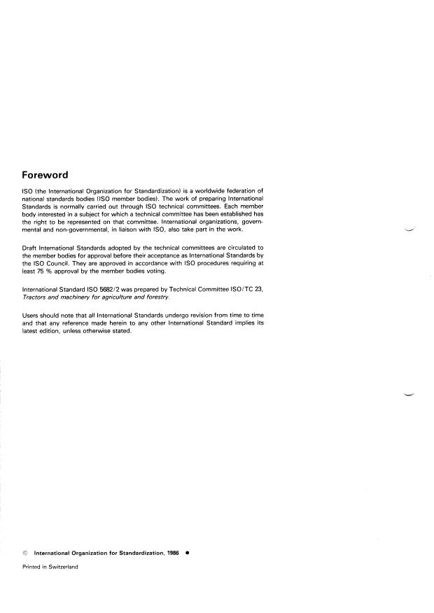 ISO 5682-2:1986 ISO 5682-2:1986 - Equipment for crop protection -- Spraying equipment - Page 2 preview