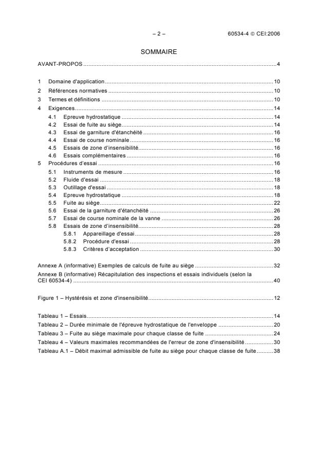 IEC 60534-4:2006 IEC 60534-4:2006 - Industrial-process control valves - Part 4: Inspection and routine testing - Page 4 preview