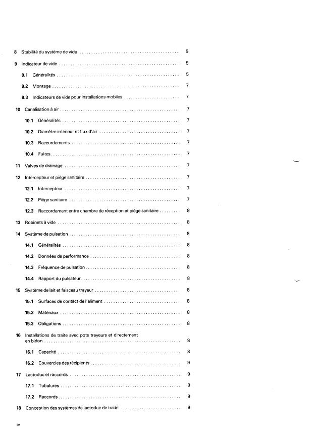 ISO 5707:1983 ISO 5707:1983 - Installations de traite mécanique -- Construction et performance - Page 4 preview