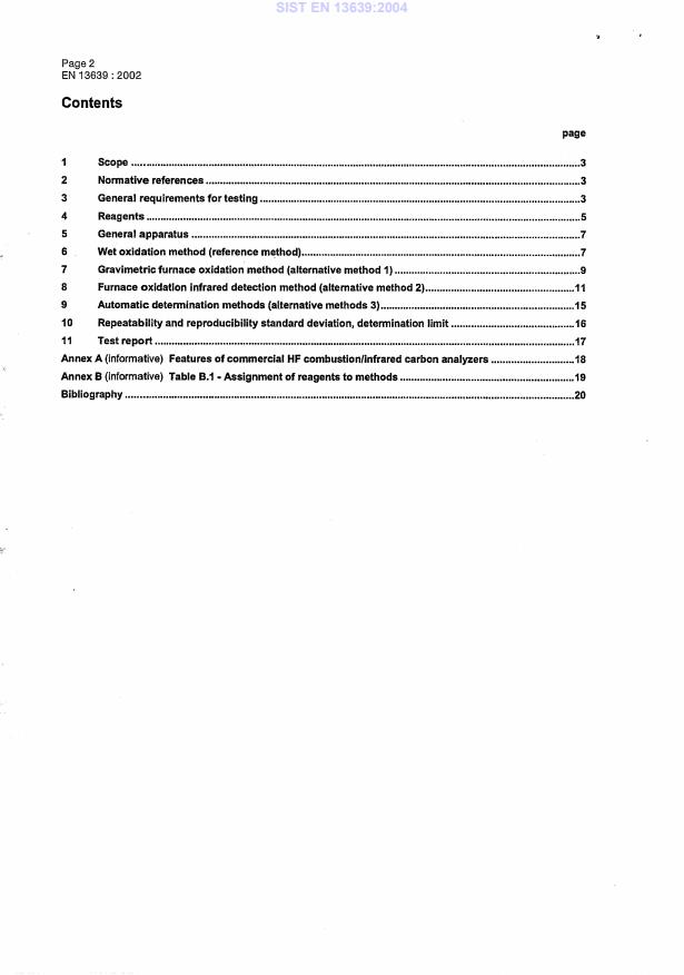 EN 13639:2002 EN 13639:2004 - Page 4 preview