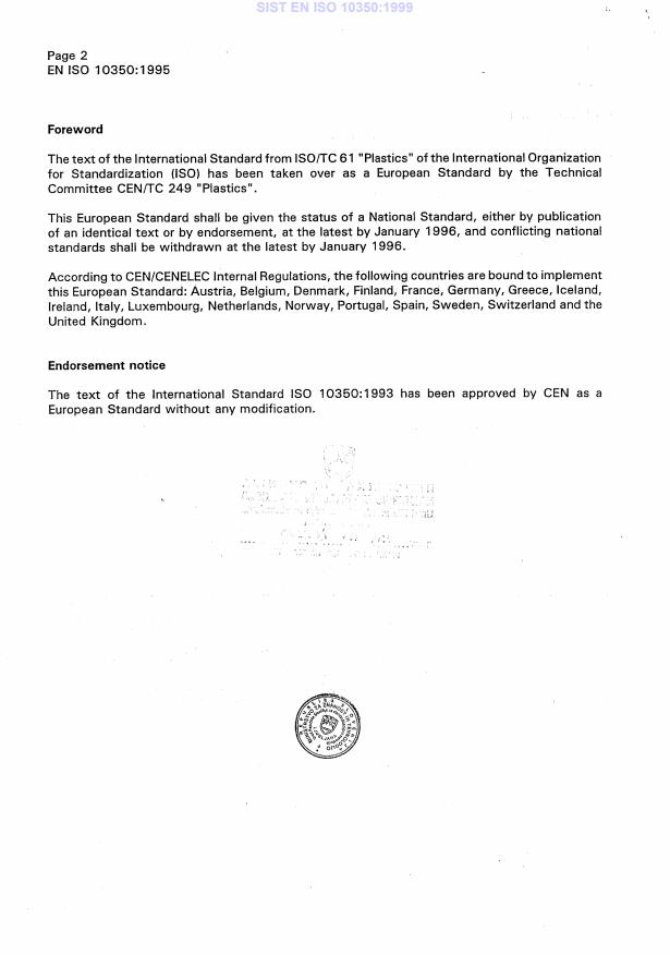 EN ISO 10350:1995 EN ISO 10350:1999 - Page 4 preview