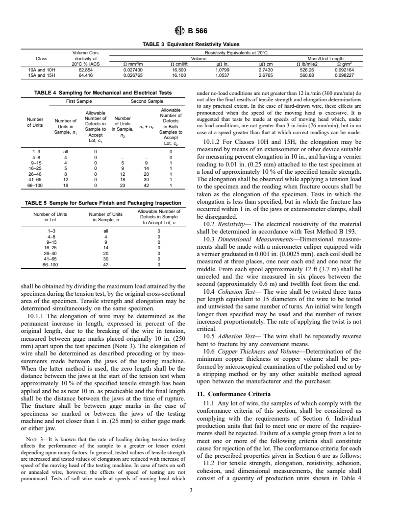 ASTM B566-93(1998)e1 - Standard Specification for Copper-Clad Aluminum Wire