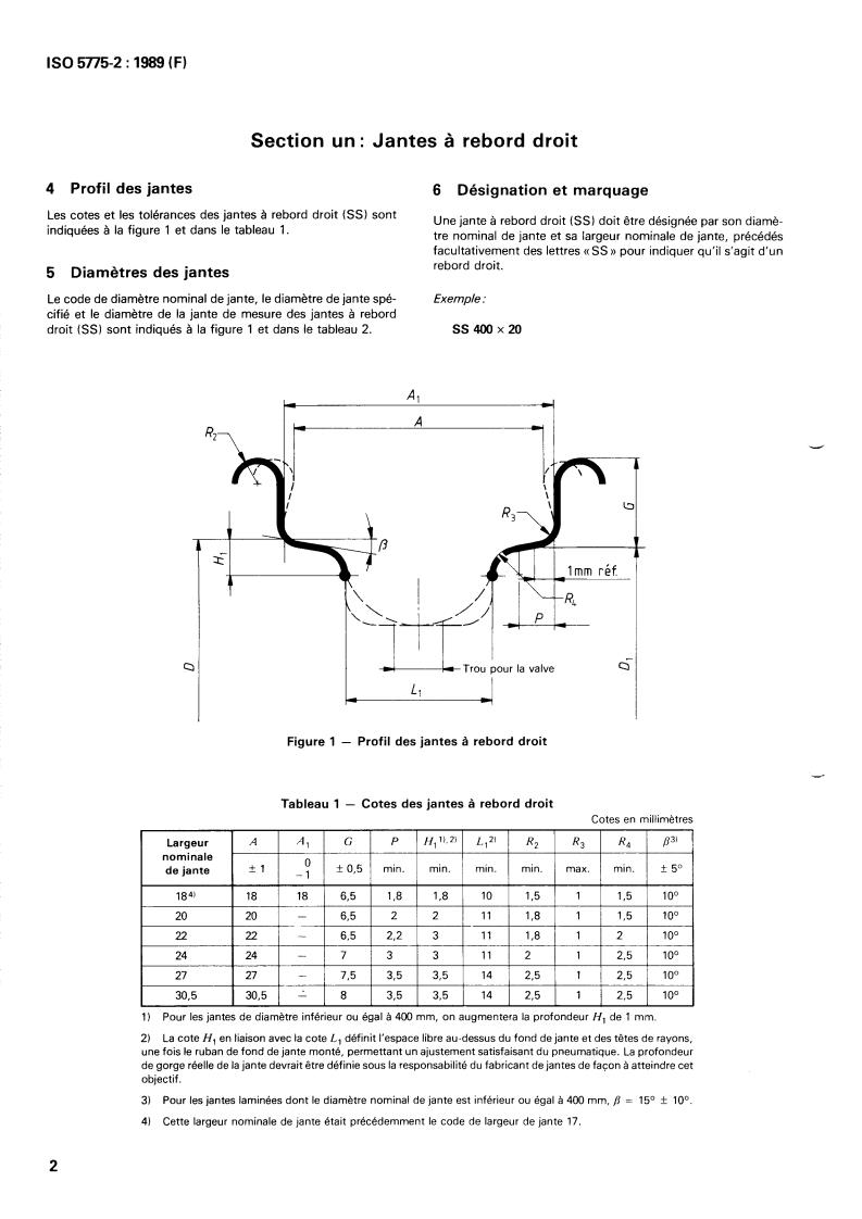 ISO 5775-2:1989 ISO 5775-2:1989 - Bicycle tyres and rims — Part 2: Rims
Released:6/29/1989 - Page 4 preview