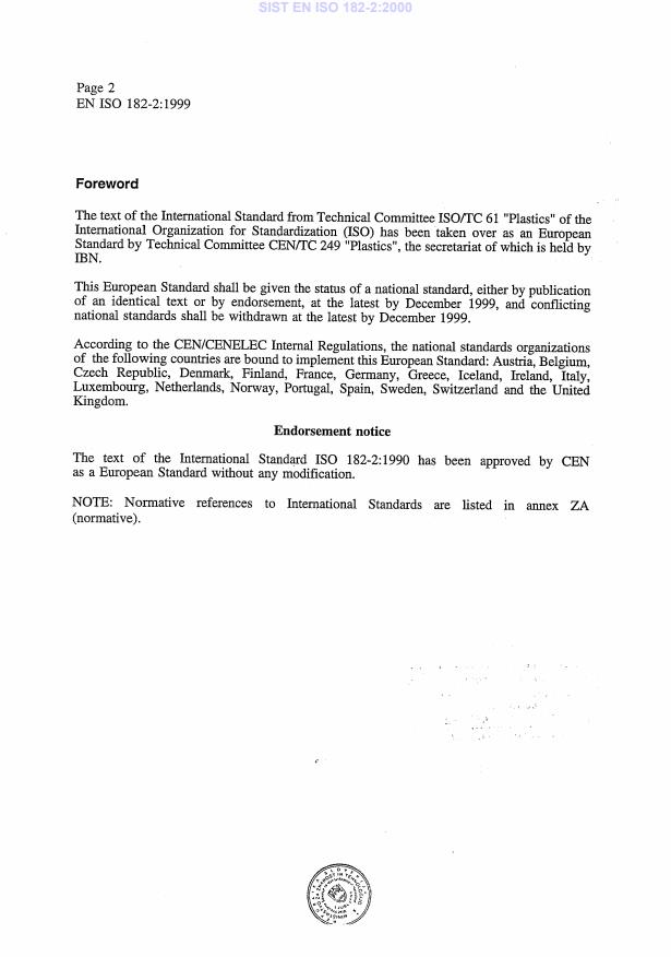 SIST EN ISO 182-2:2000 SIST EN ISO 182-2:2000 - Page 4 preview