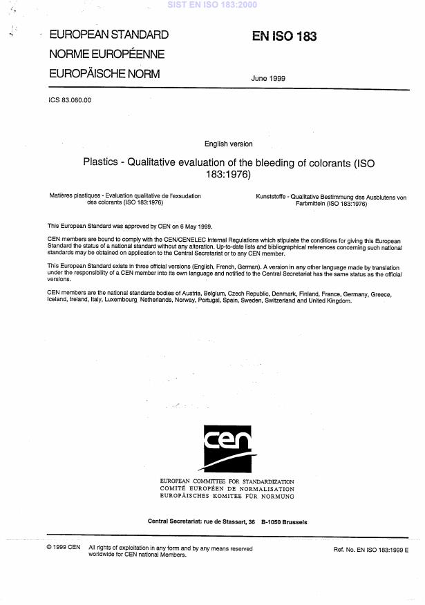 EN ISO 183:2000