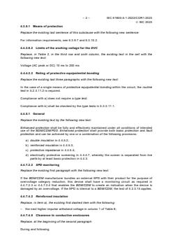 IEC 61800-5-1/COR1:2023 - Corrigendum 1 - Adjustable speed electrical power drive systems - Part 5-1: Safety requirements - Electrical, thermal and energy
Released:9/4/2023 - Page 2 preview