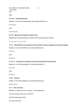 IEC 61800-5-1/COR1:2023 - Corrigendum 1 - Adjustable speed electrical power drive systems - Part 5-1: Safety requirements - Electrical, thermal and energy
Released:9/4/2023 - Page 3 preview
