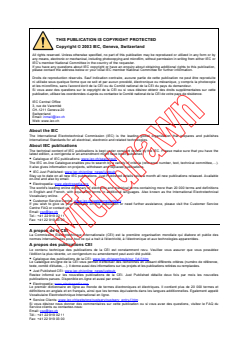 IEC 60444-8:2003 - Measurement of quartz crystal unit parameters - Part 8: Test fixture for surface mounted quartz crystal units
Released:7/4/2003
Isbn:2831872359 - Page 2 preview