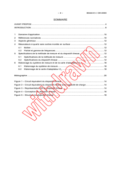 IEC 60444-8:2003 - Measurement of quartz crystal unit parameters - Part 8: Test fixture for surface mounted quartz crystal units
Released:7/4/2003
Isbn:2831872359 - Page 4 preview