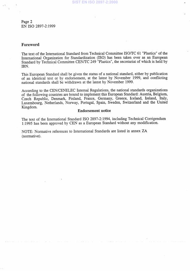 EN ISO 2897-2:1999 EN ISO 2897-2:2000 - Page 4 preview