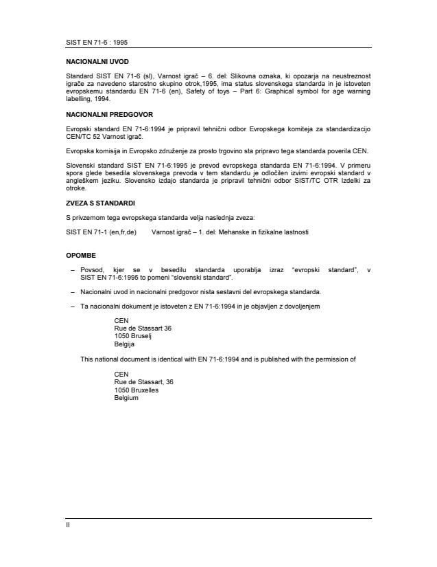 EN 71-6:1994 EN 71-6:1995 - Page 2 preview