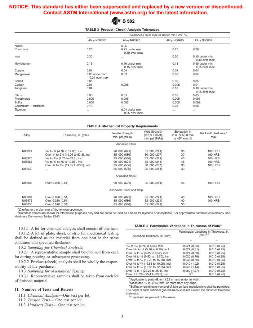 ASTM B582-97 - Standard Specification for Nickel-Chromium-Iron ...