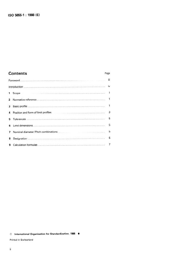 ISO 5855-1:1988 ISO 5855-1:1988 - Aerospace -- MJ threads - Page 2 preview