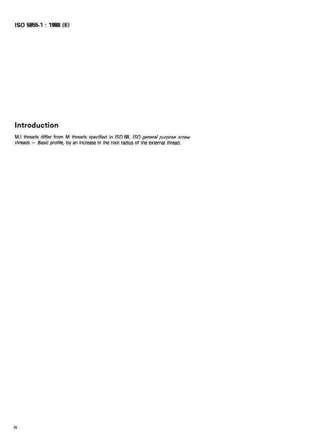 ISO 5855-1:1988 ISO 5855-1:1988 - Aerospace -- MJ threads - Page 4 preview
