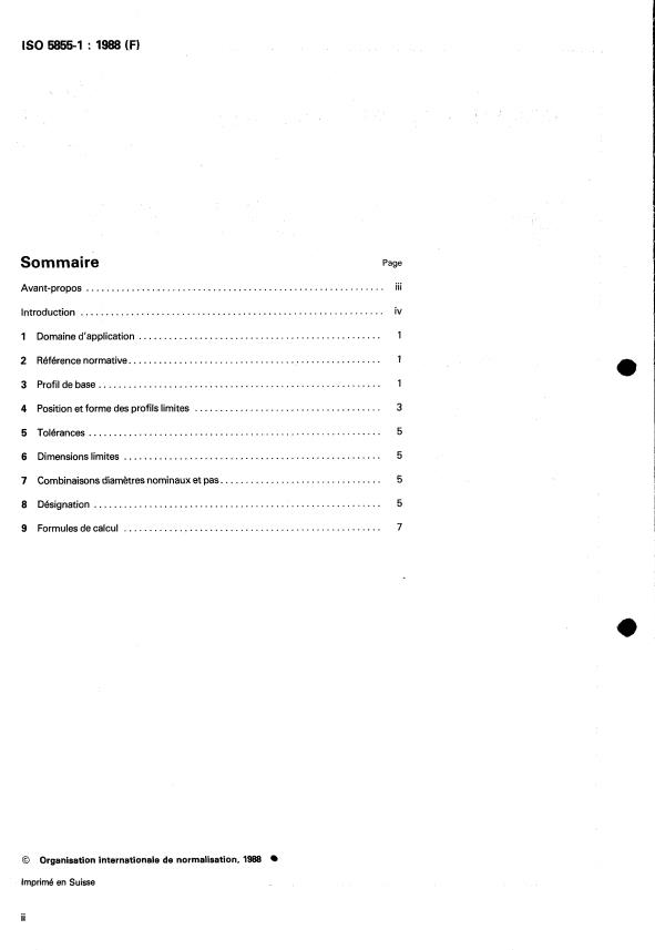 ISO 5855-1:1988 ISO 5855-1:1988 - Aéronautique et espace -- Filetage MJ - Page 2 preview