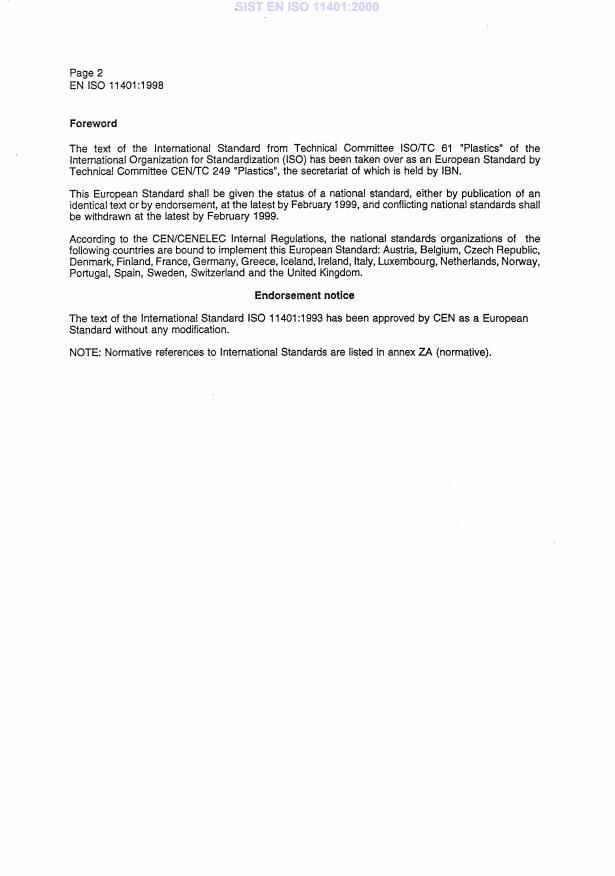 EN ISO 11401:1998 EN ISO 11401:2000 - Page 4 preview
