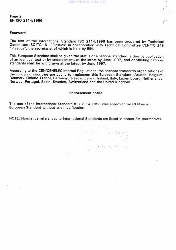 EN ISO 2114:1996 EN ISO 2114:2000 - Page 4 preview