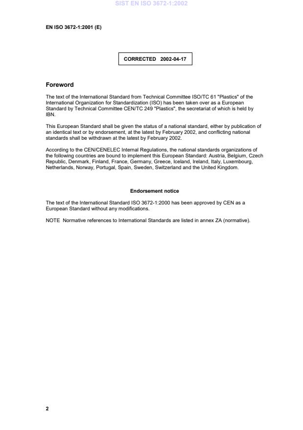 SIST EN ISO 3672-1:2002 SIST EN ISO 3672-1:2002 - Page 4 preview