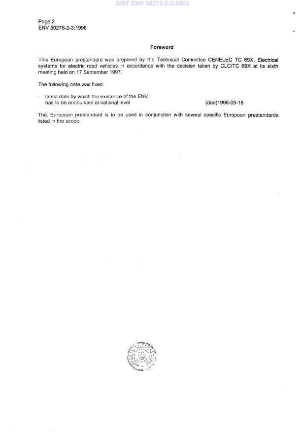 ENV 50275-2-3:1998 ENV 50275-2-3:2002 - Page 4 preview