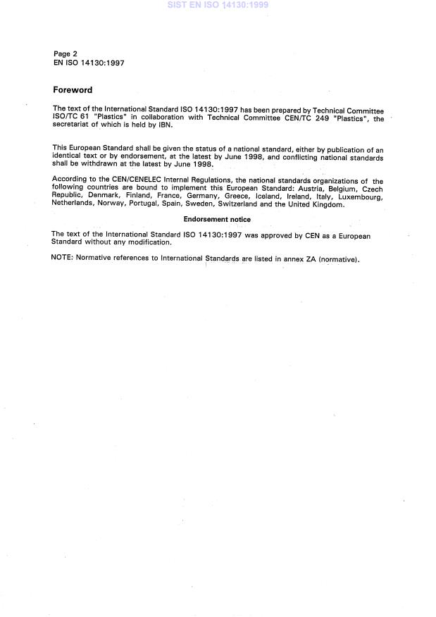 EN ISO 14130:1997 EN ISO 14130:1999 - Page 4 preview