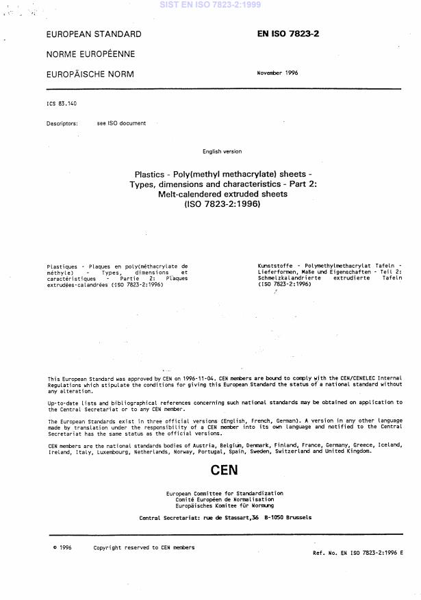 EN ISO 7823-2:1999