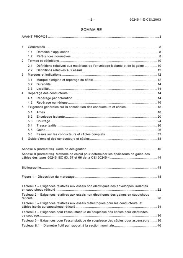 IEC 60245-1:2003 IEC 60245-1:2003 - Rubber insulated cables - Rated voltages up to and including 450/750 V - Part 1: General requirements - Page 4 preview