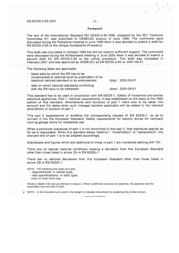 EN 60335-2-95:2001 EN 60335-2-95:2002 - Page 4 preview