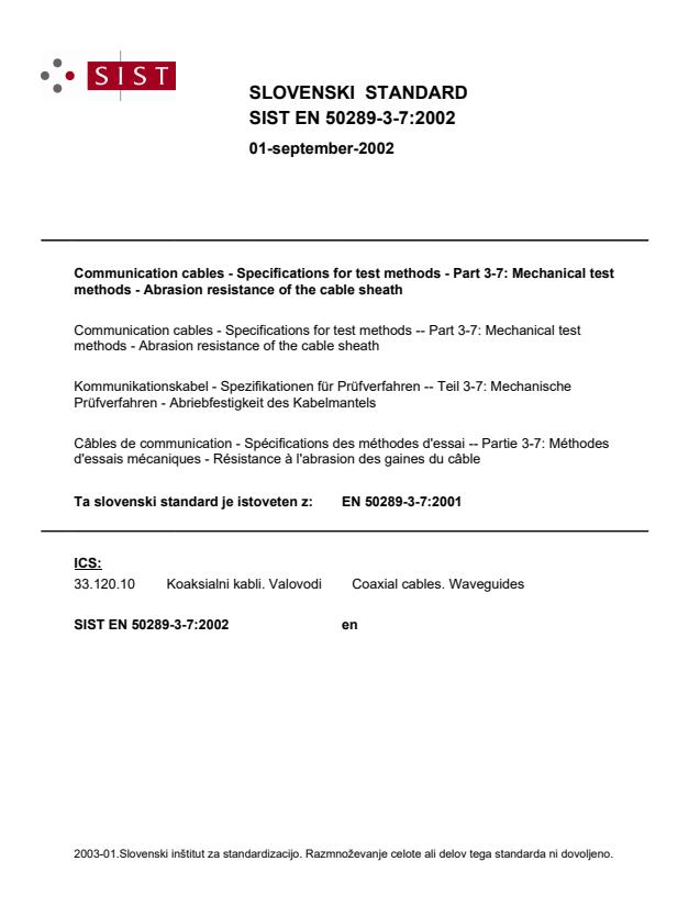 EN 50289-3-7:2002