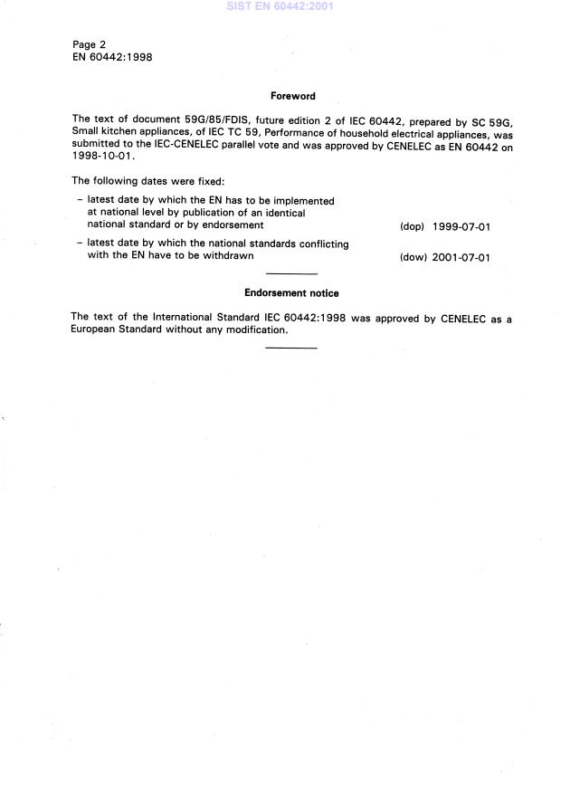 EN 60442:1998 EN 60442:2001 - Page 4 preview