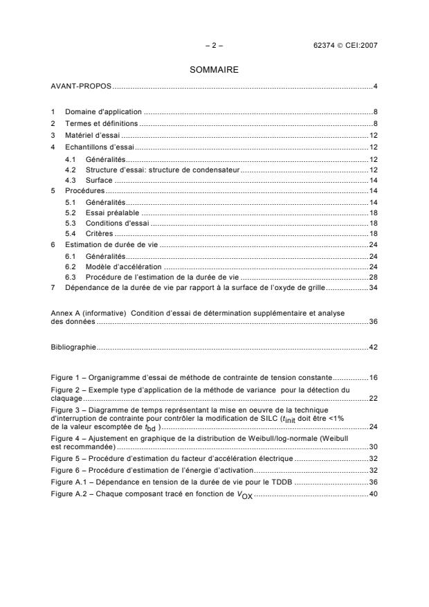 IEC 62374:2007 IEC 62374:2007 - Semiconductor devices - Time dependent dielectric breakdown (TDDB) test for gate dielectric films - Page 4 preview