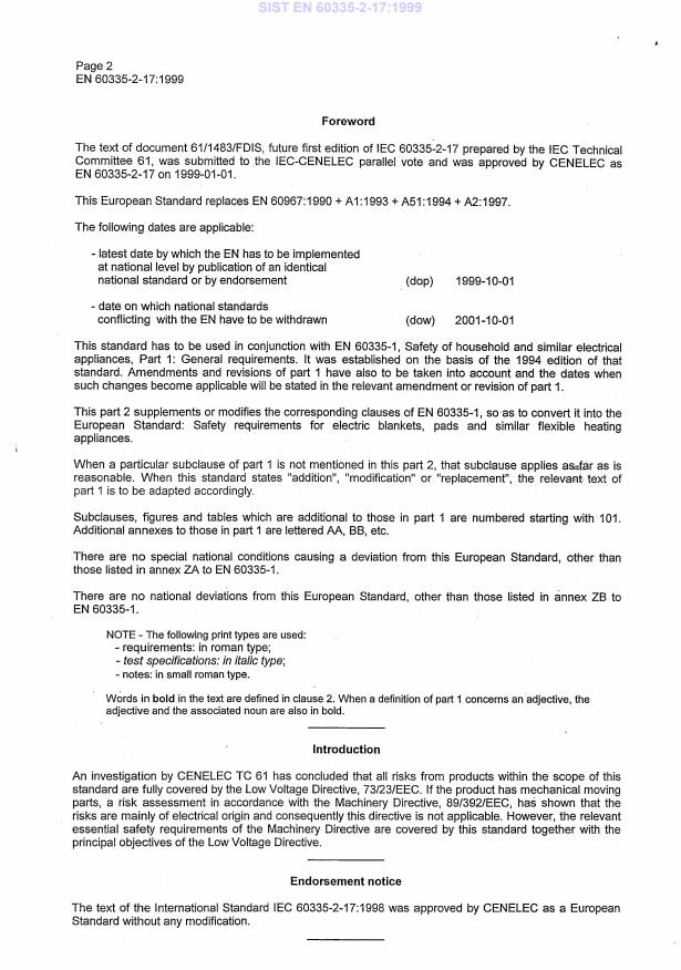 EN 60335-2-17:1999 EN 60335-2-17:1999 - Page 4 preview