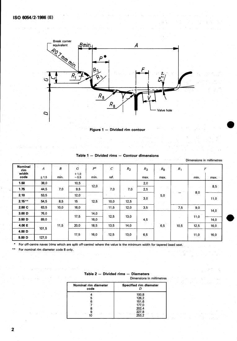 ISO 6054-2:1986 ISO 6054-2:1986 - Motorcycle tyres and rims (diameter codes 4 to 12) — Scooter type — Part 2: Rims
Released:11/27/1986 - Page 4 preview