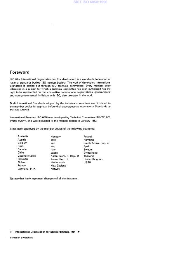 ISO 6058:1984 ISO 6058:1996 - Page 4 preview