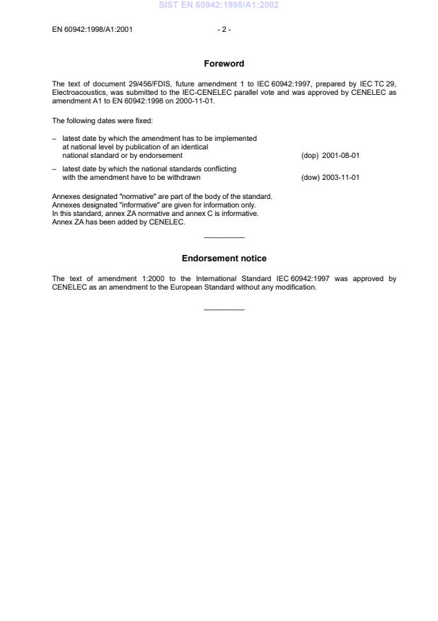 EN 60942:1998/A1:2001 EN 60942:1998/A1:2002 - Page 4 preview