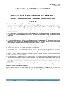 IEC 62680-1-2:2024 IEC 62680-1-2:2024 - Universal serial bus interfaces for data and power - Part 1-2: Common components - USB Power Delivery specification
Released:13. 12. 2024
Isbn:9782832700402 - Page 4 preview