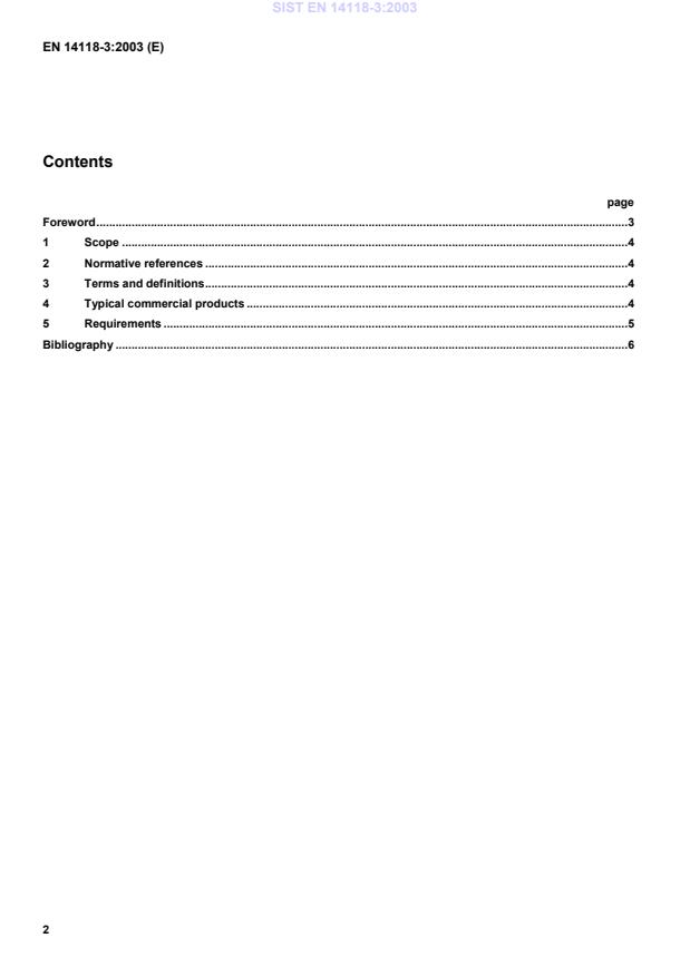 SIST EN 14118-3:2003 SIST EN 14118-3:2003 - Page 4 preview