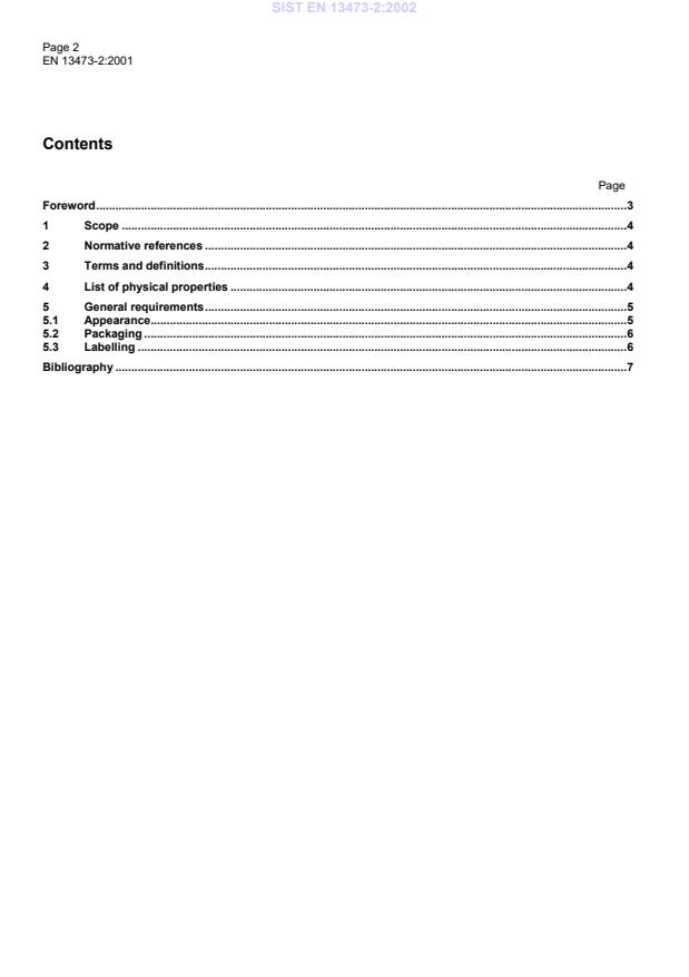 EN 13473-2:2001 EN 13473-2:2002 - Page 4 preview