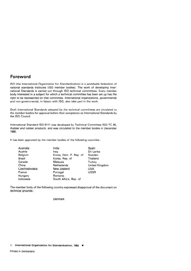ISO 6111:1982 ISO 6111:1982 - Rubber footwear -- Lined or unlined rubber industrial boots with chemical resistance - Page 2 preview