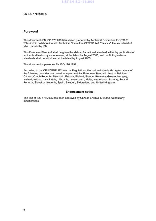 SIST EN ISO 176:2005 SIST EN ISO 176:2005 - Page 4 preview