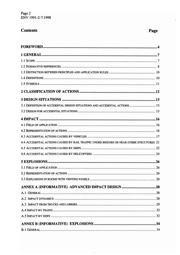 ENV 1991-2-7:1998 ENV 1991-2-7:2004 - Page 4 preview