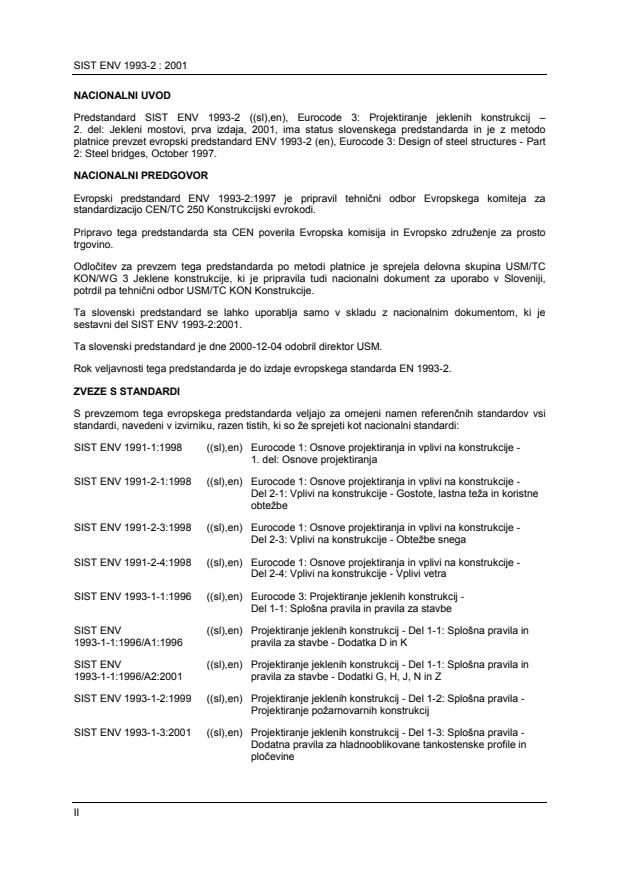 ENV 1993-2:1997 ENV 1993-2:2001 - Page 2 preview