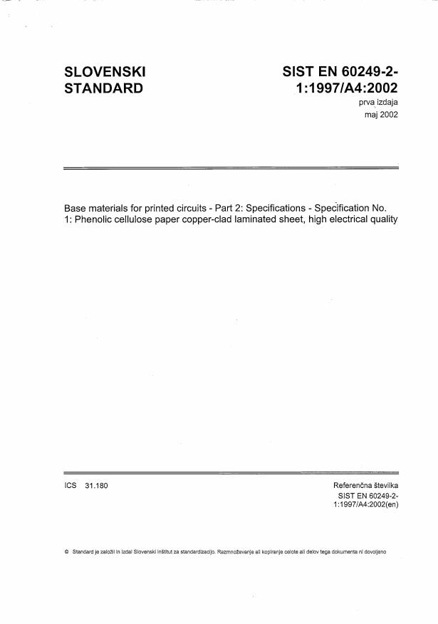 EN 60249-2-1:1997/A4:2002