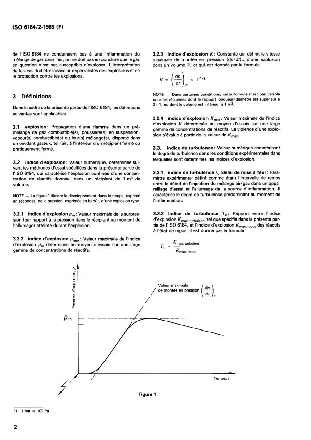 ISO 6184-2:1985 ISO 6184-2:1985 - Systemes de protection contre les explosions - Page 4 preview