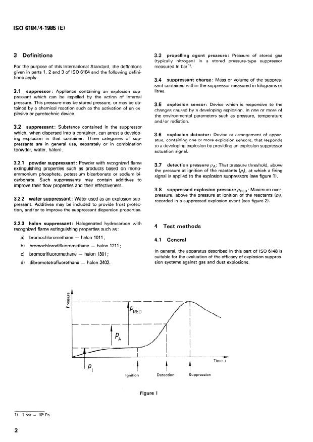 ISO 6184-4:1985 ISO 6184-4:1985 - Explosion protection systems - Page 4 preview