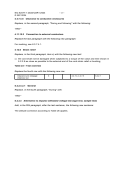 IEC 62477-1:2022/COR1:2024 - Corrigendum 1 - Safety requirements for power electronic converter systems and equipment - Part 1: General
Released:4/17/2024 - Page 3 preview