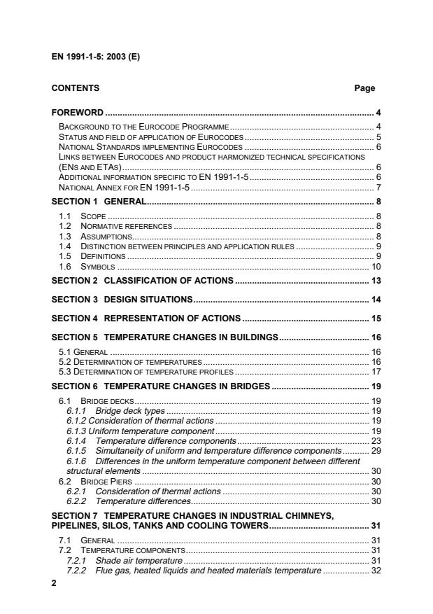 EN 1991-1-5:2003 EN 1991-1-5:2004 - Page 4 preview